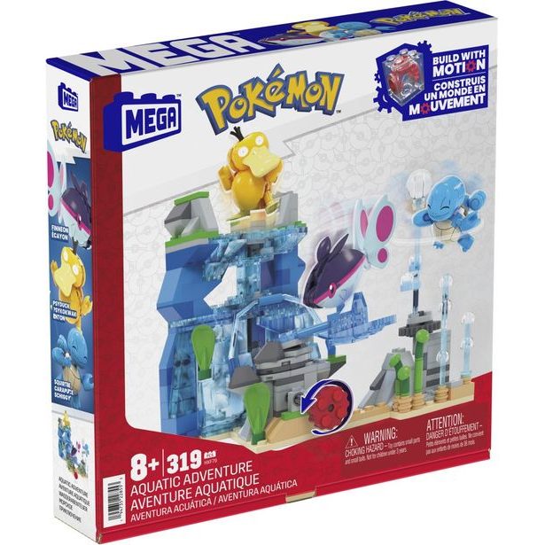 MEGA POKÉMON POHYBLIVÉ VODNÍ DOBRODRUŽSTVÍ
