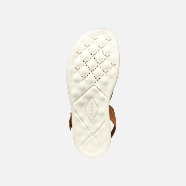 Hnědé dámské sandály Geox XAN2S