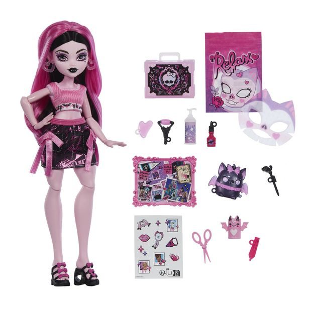 Monster High panenka SELF-SCARE SECRETS - DRACULAURA