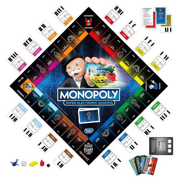 Hasbro gaming MONOPOLY Super Elektronické bankovnictví SK verze
