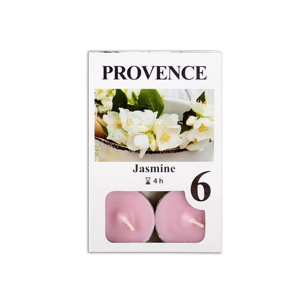 Provence SVÍČKA ČAJOVÁ JASMÍN, 6KS_hamashop