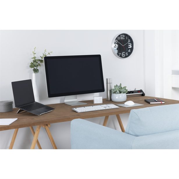 Hama Aluminium, stojan na notebook, od 28 cm (11") do 40 cm (15,6"), skládací, hliníkový, stříbrný