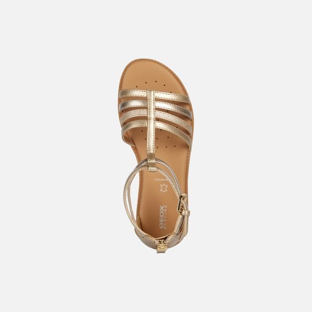 Stříbrné dívčí sandály Geox Sandal Karly Girl