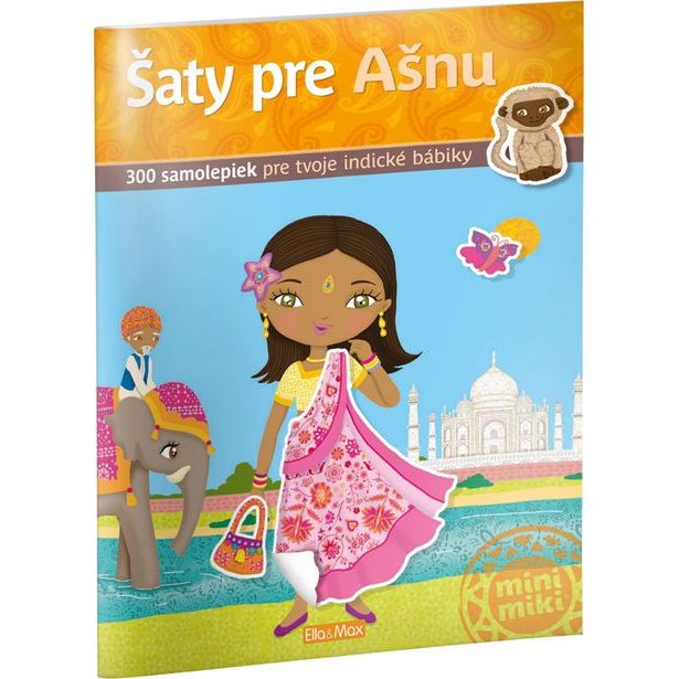 Šaty pre AŠNU ─ Kniha samolepiek Baagl