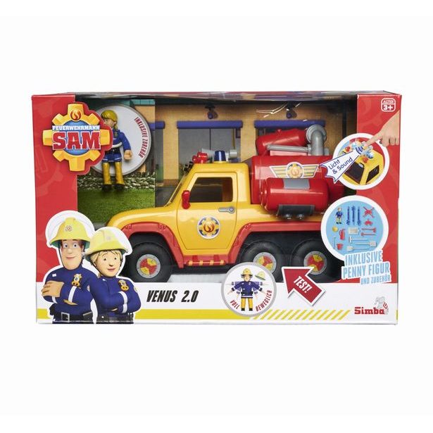Požárník Sam Hasičské auto Venuše 2.0 s figurkou