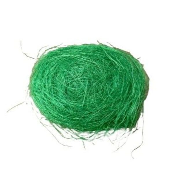 dekorace SISAL zelený 50g, sáček