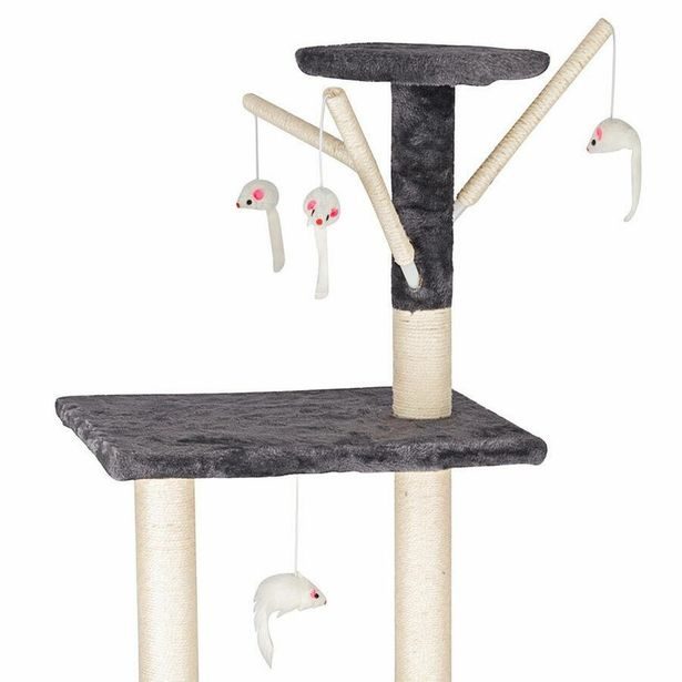 PET COMFORT Škrábadlo pro kočky s pelíškem víceúrovňové 140 cm ED-211816
