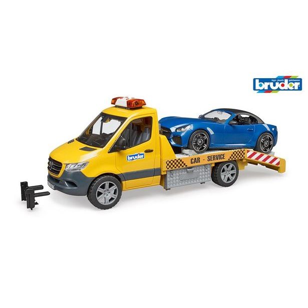 BRUDER Komerční vozy - MB Sprinter přepravující auto