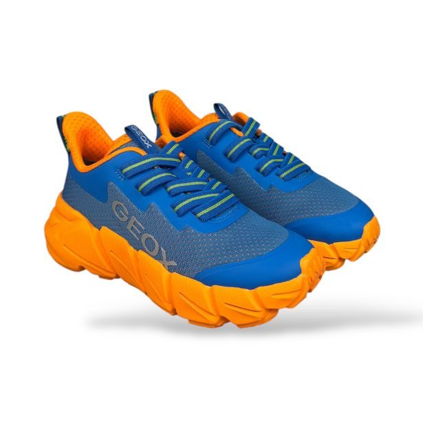 Geox Flexyper Fast – modré chlapecké tenisky pro děti