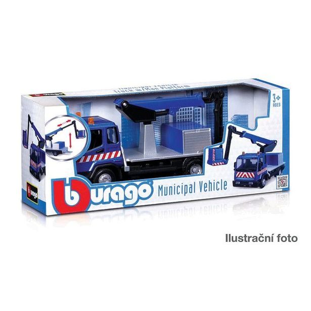 Bburago Bburago - Municipal Vehicle, Technická a úklidová vozidla, assort