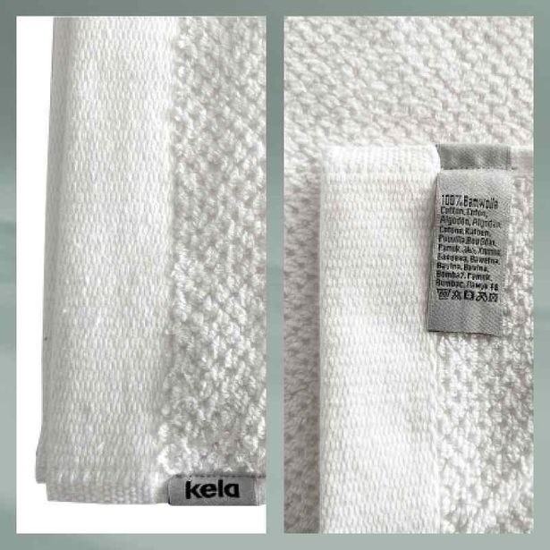 KELA Osuška Lavinia 100% bavlna bílá 70,0x140,0cm KL-23931