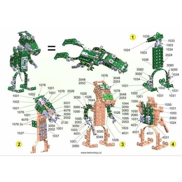 Merkur Helikopter Set, 515 dílů, 40 modelů
