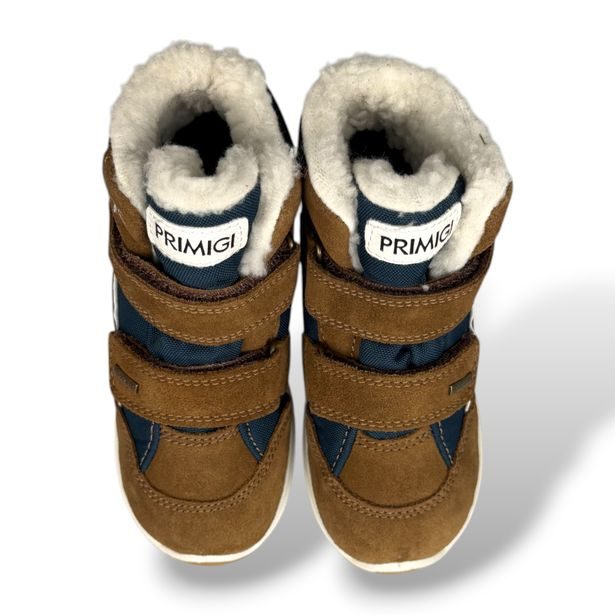 Primigi dětské zimní kotníkové boty hnědé GORE-TEX