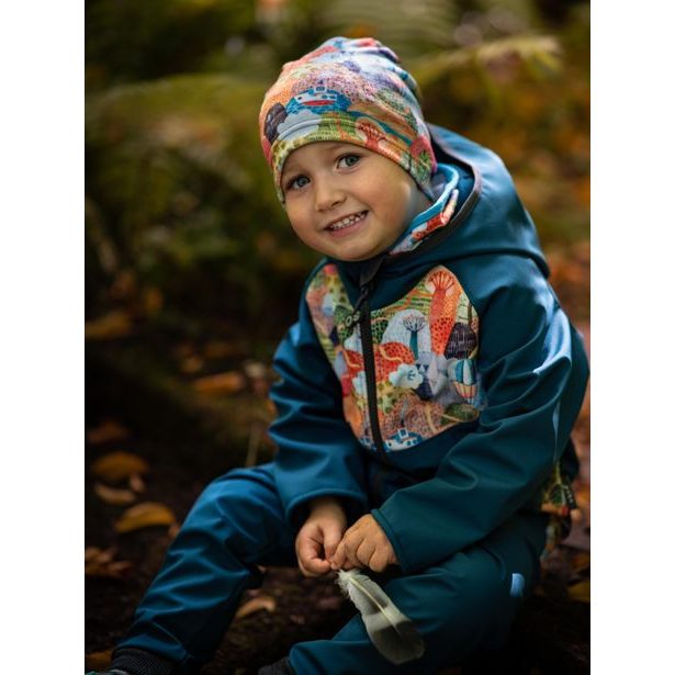 Unuo, Batolecí softshellové kalhoty s fleecem Street, Kobaltová