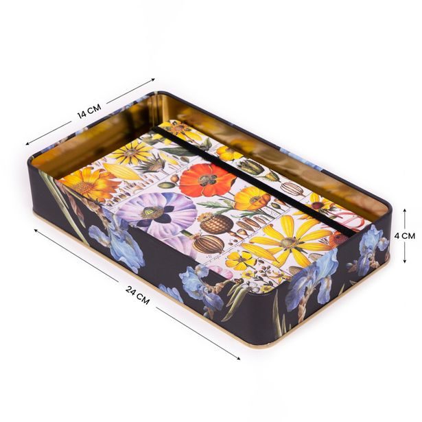 Plechová dóza Kosatec - Kateřina Winterová collection