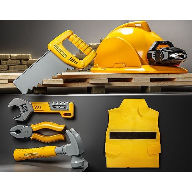 WIKY Nářadí s helmou a svítilnou