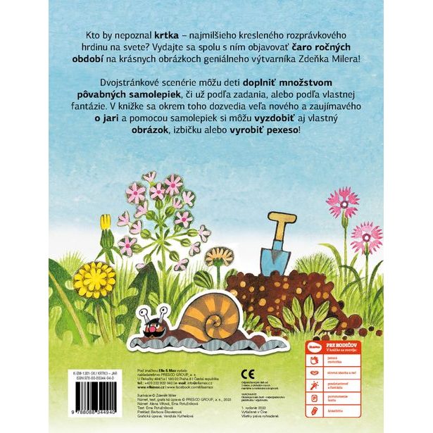 KRTKO a JAR ─ Kniha samolepiek