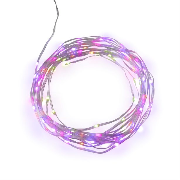 Hama SMART WiFi světelný řetěz, 100 LED, venkovní/vnitřní použití, nastavení barev, stmívání, 10 m