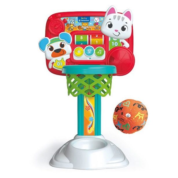 CLEMENTONI Clemmy baby - Interaktivní sada Basketbalový koš