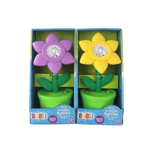BUBLI Stroj na bubliny kytička fialová