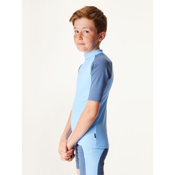 Unuo, Dětské triko s UV ochranou 50+, Sv. Modrá