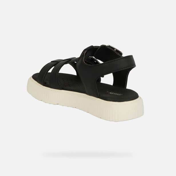 Černé dívčí sandály Geox Sandal Kodette