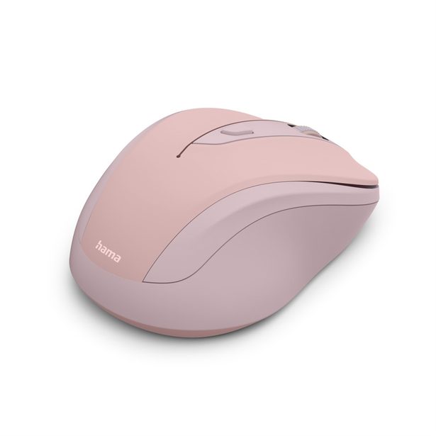 Hama bezdrátová optická myš WM-400, tichá, růžová