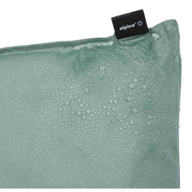 ALPINA Elektrický vyhřívaný polštář USB 40 x 40 x 14 cm světle zelená ED-244059