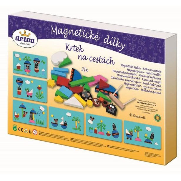 Krtek na cestách magnetické dílky