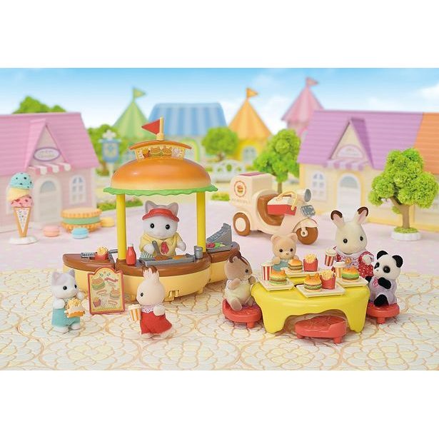Sylvanian family Pojízdný stánek s hamburgery