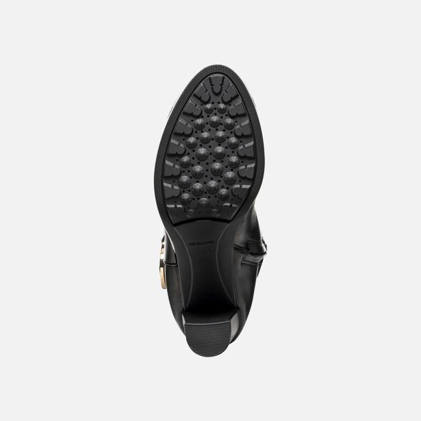 Černé dámské kozačky Geox Walk Pleasure 85