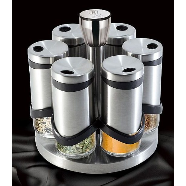 BERLINGERHAUS Kořenky ve stojanu nerez sada 7 ks BH-1991