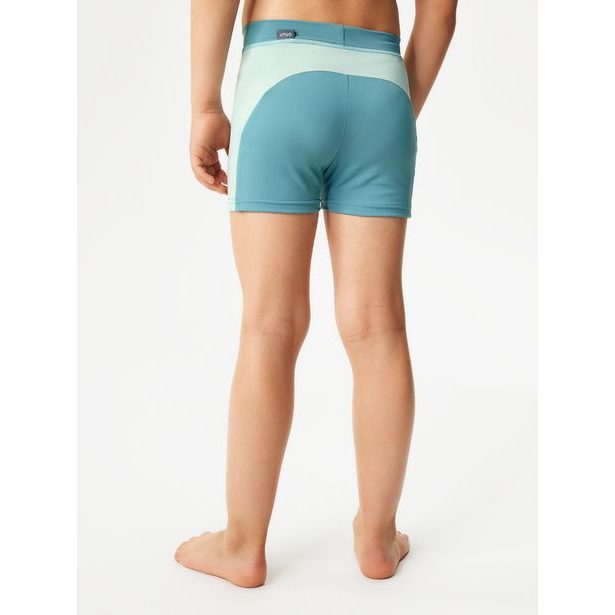 Dětské plavky s UV ochranou 50+, Modrozelená