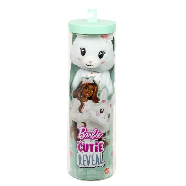 Barbie CUTIE REVEAL Barbie sladké mašle - mintový králíček