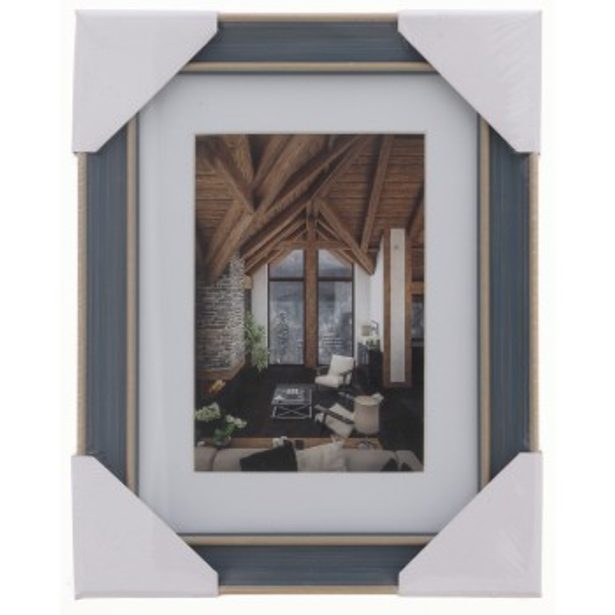 Hama rámeček plastový RUSTIC, šedomodrá, 15x20 cm