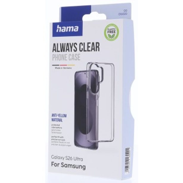 Hama Always Clear, kryt pro Samsung Galaxy S26 Ultra, vždy průhledný, nežloutne