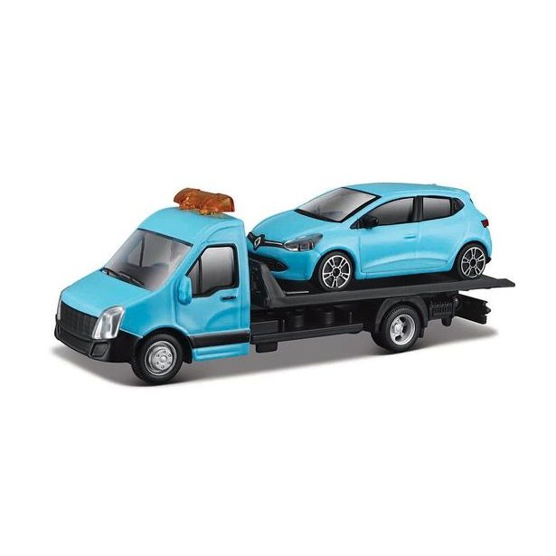 Bburago Bburago - Flatbed Transort a Tow Truck, Street Fire, 1:43, assort