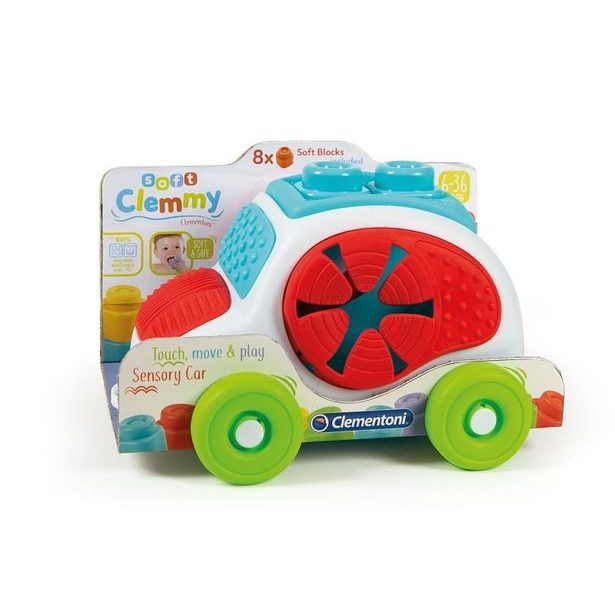 Clemmy baby - kyblík s kostkami - autíčko