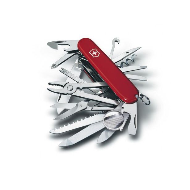 nůž 33-funkcí SWISS Champ červený, 91mm, VICTORINOX