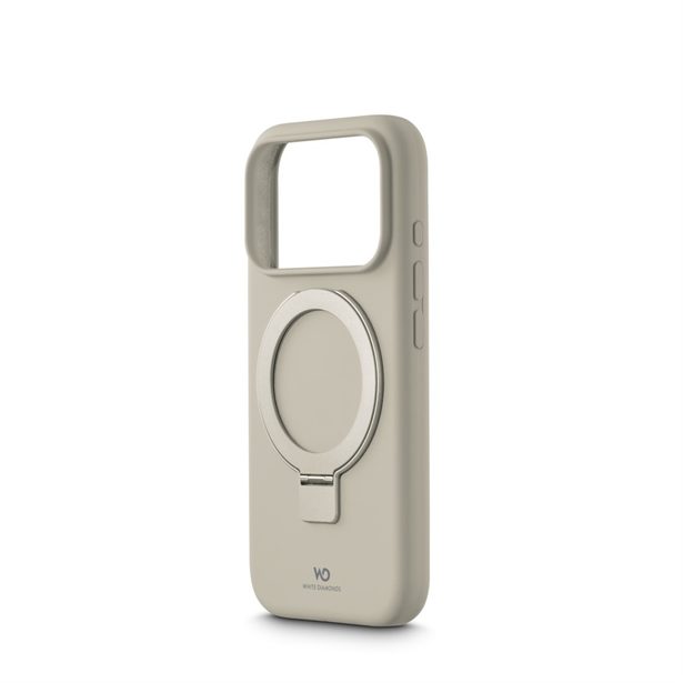 White Diamonds Mag Urban Stand Case, kryt pro Apple iPhone 17 Pro, MagSafe kompatibilní, pískový
