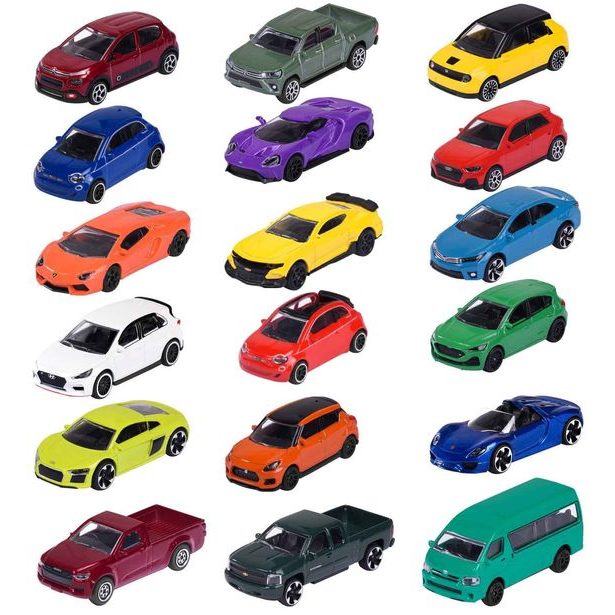 Autíčko kovové Street Cars, 18 druhů