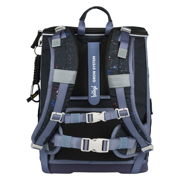 BAAGL SET 5 Zippy Plus Pixel Space: aktovka, penál, sáček, zástěra, peněženka