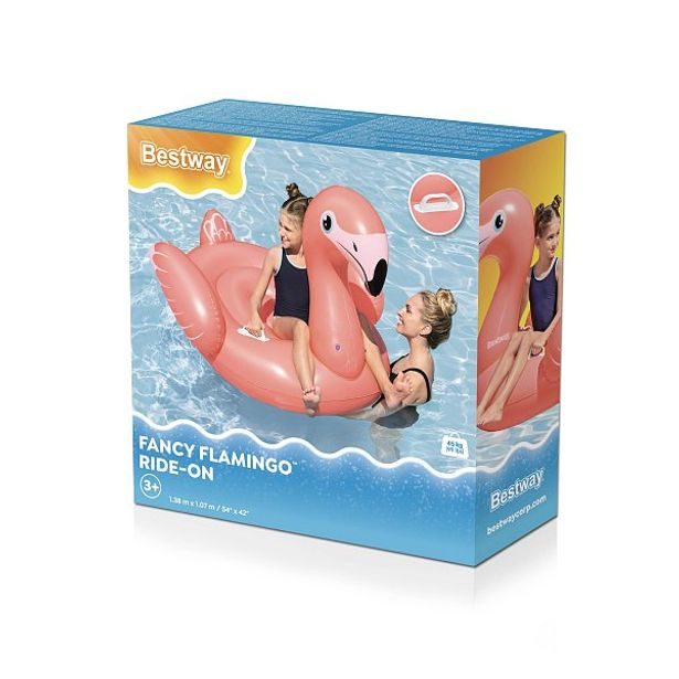 Bestway Nafukovací pelikán s držadly, 138x107 cm