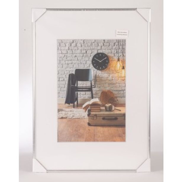 Hama rámeček plastový SEVILLA, stříbrná, 50x70 cm, průhledný plast