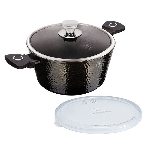 BERLINGERHAUS Kastrol s titanovým povrchem 28 cm Primal Gloss Collection 2 poklice BH-6573