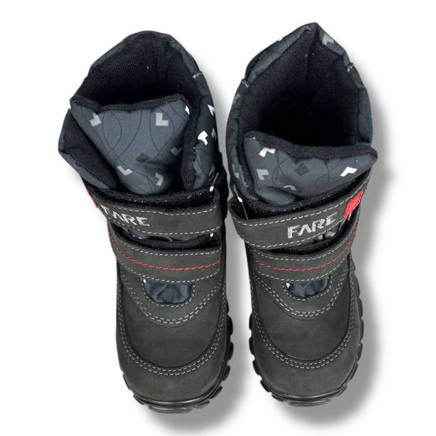 Dětská zimní obuv s membránou Fare - Černé