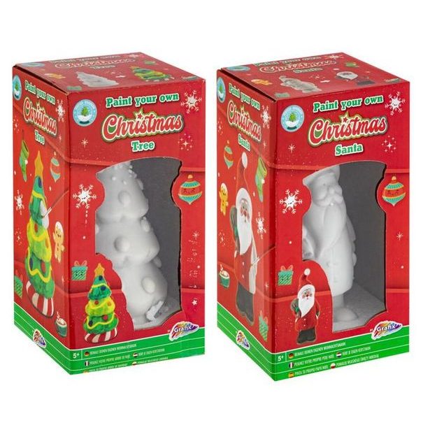 RMS FIGURKA VYMALUJ SI SÁM SANTA/STROM 23CM, 2ASS_hamashop