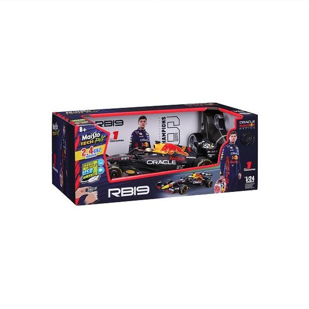 Maisto Maisto RC - Oracle Red Bull Racing RB19, 1 Max Verstapen Champion version, 1:24, 2,4 GHz, USB