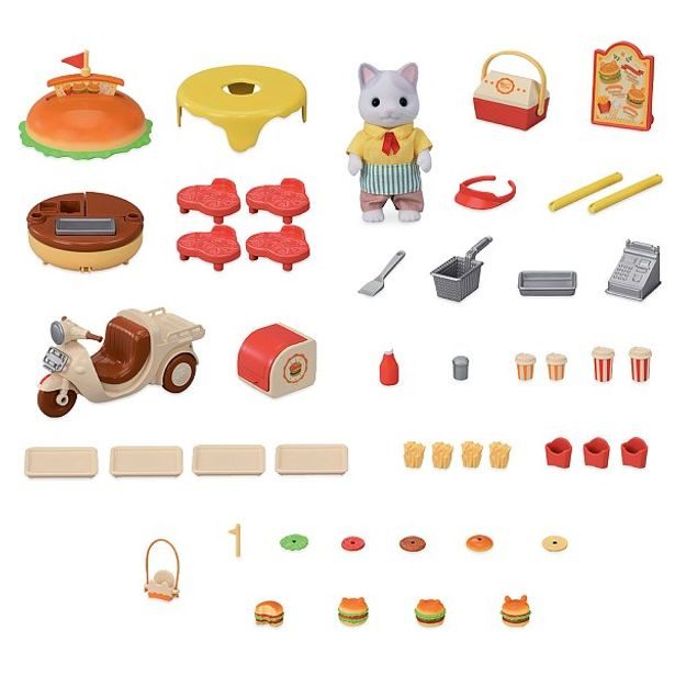 Sylvanian family Pojízdný stánek s hamburgery