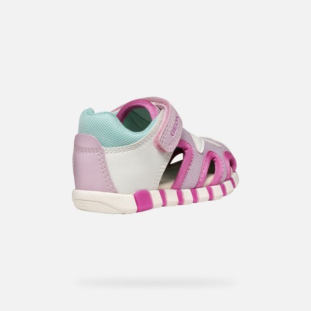 Růžové dívčí tenisky pro první krůčky Geox Sandal Iupidoo Gir